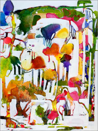 Wall print  Arboretum - a botanical garden - Derek Balmer