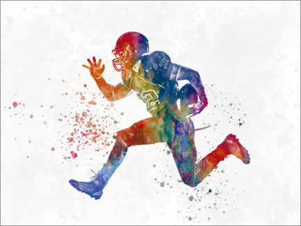 Tableau sur toile  American football player III - nobelart