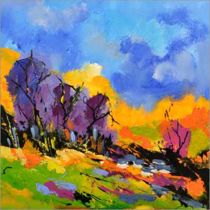 Poster Bunte Landschaft