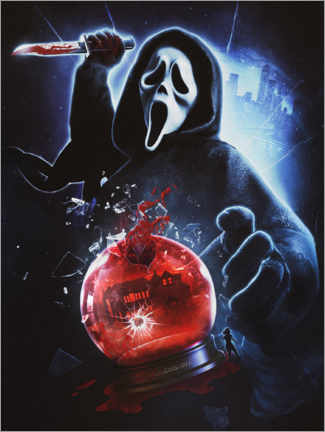 Wandbild  Scream - Ghost Stab - The Usher designs