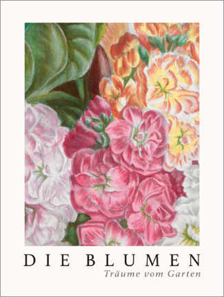 Wandbild  Album Vilmorin, Die Blumen VI - Elisa Champin
