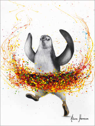 Lærredsbillede  Penguin Ballet - Ashvin Harrison