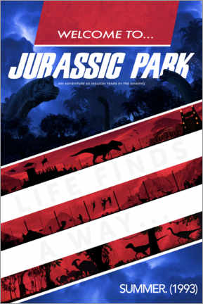 Poster Welcome to Jurassic Park
