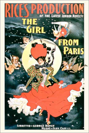 Print  Rice&#039;s Production of The Girl from Paris - American School
