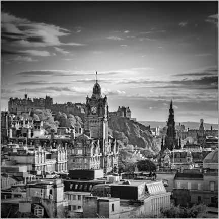 Plakat Fantastic view over Edinburgh - Melanie Viola