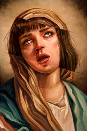 Póster Pulp Fiction - Mia Wallace
