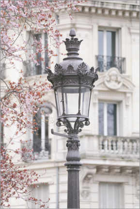 Poster Paris in der Frühlingsblüte