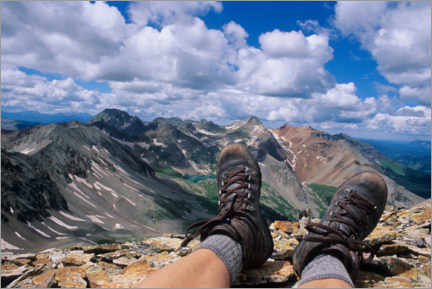 Print  Overlooking Hope Lake Basin From Vermilion Peak, San Juan Mountains, Colorado - Jones &amp; Shimlock
