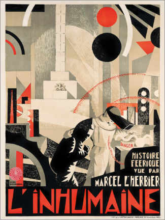 Poster Die Unmenschliche, 1924