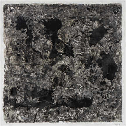 Wall print  Memory of Pollock - Manfred Schaab