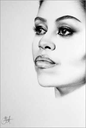 Obra artística  Retrato de Michelle Obama - Ileana Hunter
