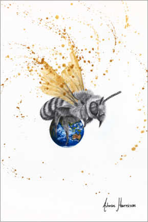 Póster  World Bee - Ashvin Harrison