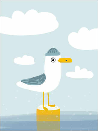 Wall print  Coast Seagull - Julia Reyelt