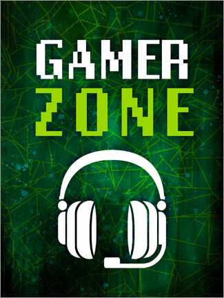 Poster Gamer Art - Gamer Zone