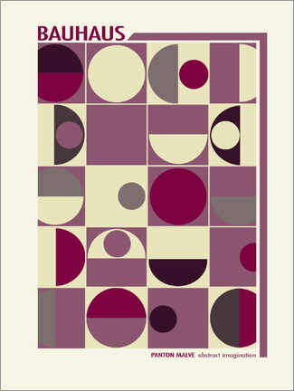 Poster Bauhaus - Panton Malve