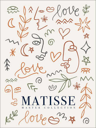 Poster Love, Matisse