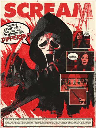 Wandbild  Scream 6 - The Usher designs