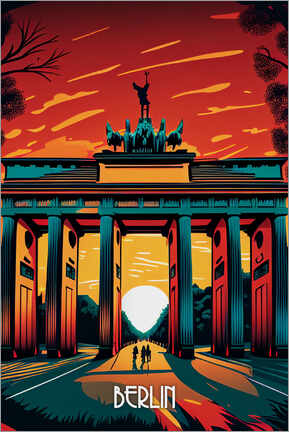Lienzo  Travel to Berlin - Durro Art