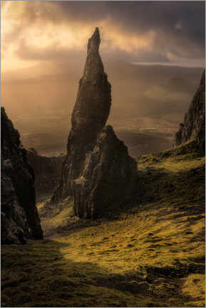 Wall print  The Needle in the Quiraing on the Isle of Skye - Jos Pannekoek