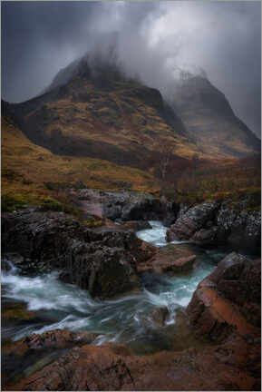Obra artística  Mountains and rivers in Glencoe, Scotland - Jos Pannekoek