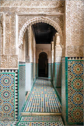 Aluminium print  Moroccan architecture - Matteo Colombo