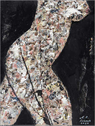 Wall print  Female Nude II - Manfred Schaab