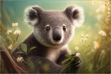 Póster  Curious Koala - Michael artefacti
