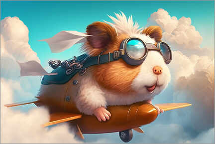 Póster  Flying Guinea Pig - Michael artefacti