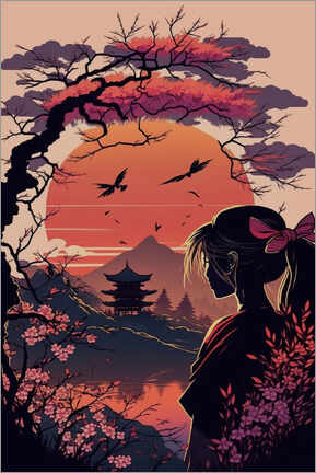 Poster Japanese Garden