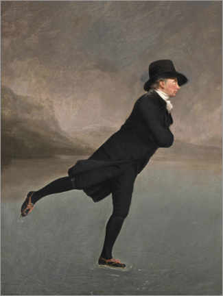 Obraz  Wielebny Robert Walker jeżdżący na łyżwach - Henry Raeburn
