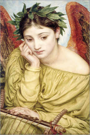 Wandbild Erato, Muse der Poesie - Sir Edward John Poynter