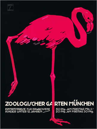 Veggbilde  Zoologischer Garten München - Ludwig Hohlwein