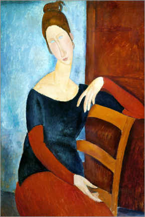 Wandbild  Frau des Künstlers - Amedeo Modigliani