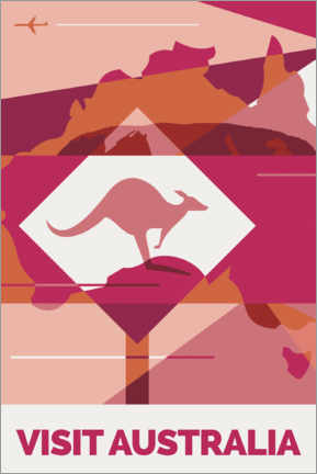 Tableau sur toile Visit Australia - Nigel Sandor