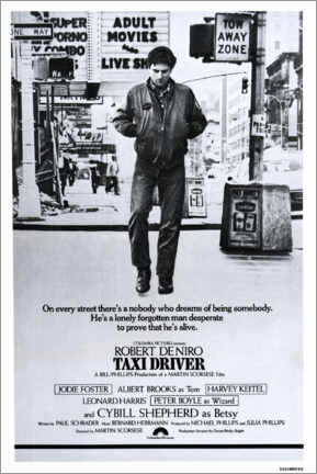 Holzbild Taxi Driver