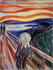 Poster  De schreeuw - Edvard Munch