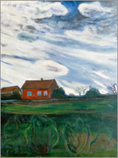 Poster Das rote Haus