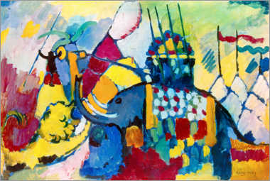Wandbild  Der Elefant - Wassily Kandinsky