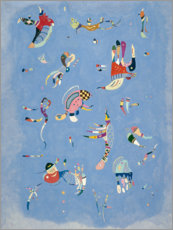 Wandbild Himmelsblau - Wassily Kandinsky
