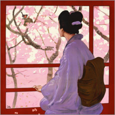 Stampa su legno  Madama Butterfly, 1904 (dettaglio) - Leopoldo Metlicovitz