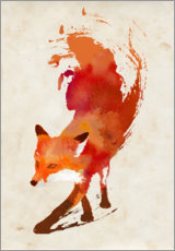 Canvas print  Creeping fox - Robert Farkas
