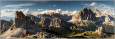 Poster Panorama montagneux des Dolomites