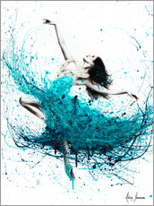 Poster Wellen einer Ballerina - Ashvin Harrison