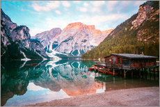Póster  Dolomitas Lago di Braies - Matthias Köstler