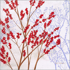 Print  Red Berries - Herb Dickinson