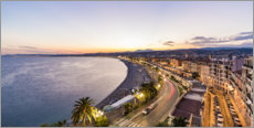 Plakat  Promenade des Anglais in Nice - Dieterich Fotografie