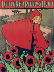 Wall print  Little Red Riding Hood - John Hassall