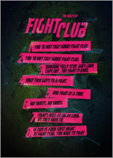 Plakat Fight Club Rules