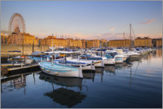 Poster Old harbor in Marseille