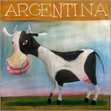 Wandbild  Argentinische Kuh - Diego Manuel Rodriguez